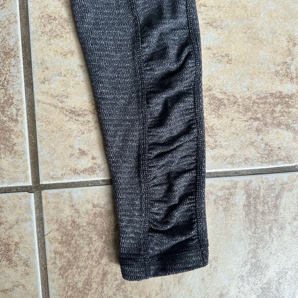 Lululemon Speed Tight IV *Rulu Side Pocket Black Heathered Black‎ Size 6 - Picture 8 of 12